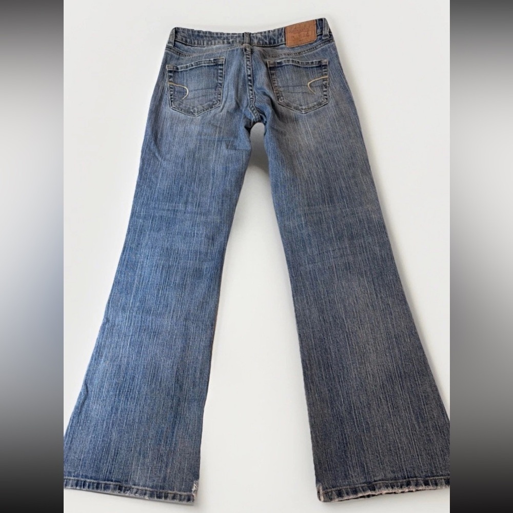 American Eagle Outfitters Classic Blue Wide Leg Jeans - Picture 7 of 9